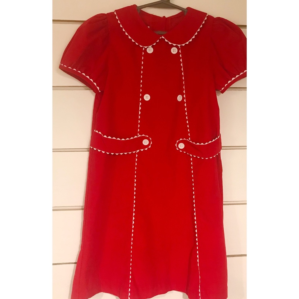 Red Corduroy Dress